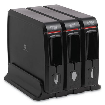 Dixie® Smartstock Wrapped Cutlery Dispenser, Fork-knife-spoon, 12.44 X 11.17 X 10.5, Black freeshipping - TVN Wholesale